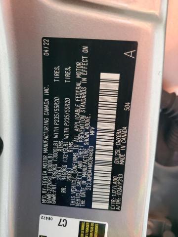 2022 LEXUS RX 450H 2T2JGMDA4NC084603