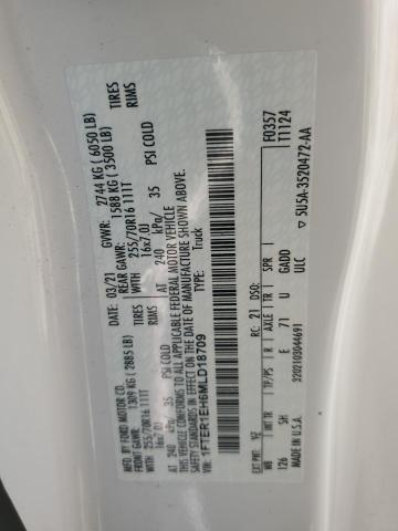 2021 FORD RANGER XL - 1FTER1EH6MLD18709