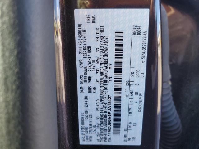 2023 FORD ESCAPE ACT - 1FMCU9GN6PUA18427