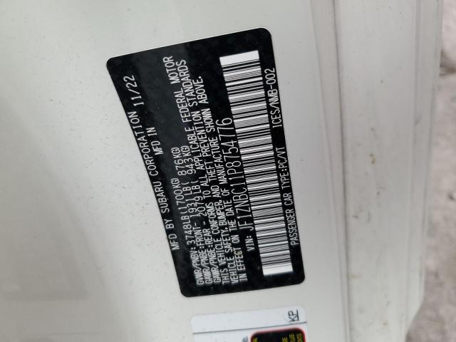 2023 TOYOTA GR 86 JF1ZNBC11P8754776