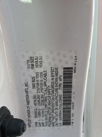 2016 HONDA CR-V LX - 5J6RM4H33GL033465