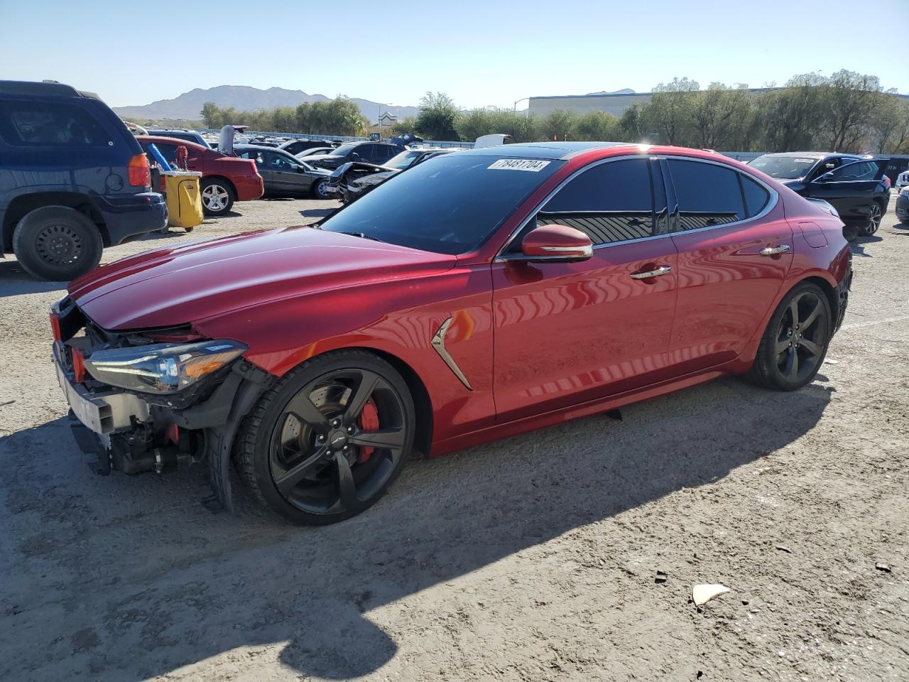 Lot #3024860390 2019 GENESIS G70 PRESTI