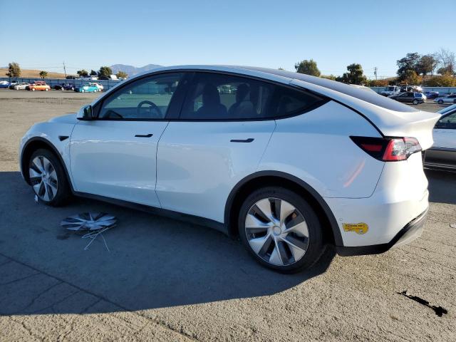 TESLA MODEL Y 2022 white  electric 7SAYGDEE0NF360312 photo #3