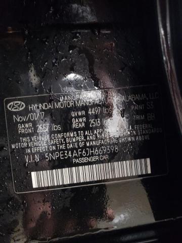 VIN 5NPE34AF6JH669398 2018 HYUNDAI SONATA no.13