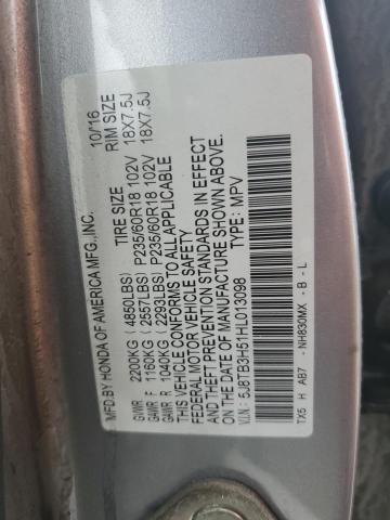 2017 ACURA RDX TECHNO - 5J8TB3H51HL013098