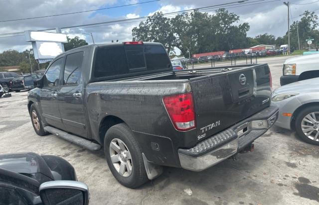 NISSAN TITAN XE 2004 gray crew pic gas 1N6AA07A64N547621 photo #4