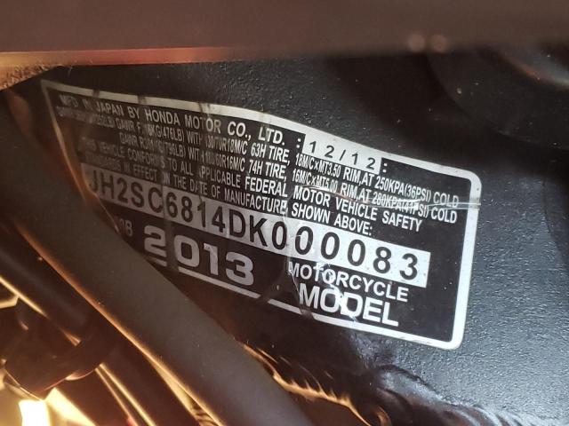 2013 HONDA GL1800 B JH2SC6814DK000083