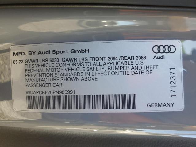 2023 AUDI RS7 WUAPCBF25PN905991