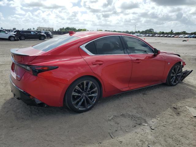 LEXUS IS 350 F S 2021 red  gas JTHGZ1B22M5044694 photo #4