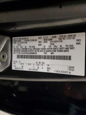 2016 FORD ESCAPE TIT - 1FMCU9J93GUB98655