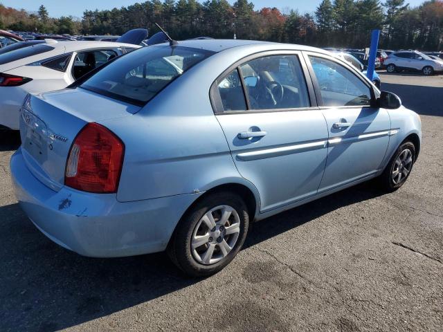 HYUNDAI ACCENT GLS 2007 blue  gas KMHCN46CX7U086018 photo #4