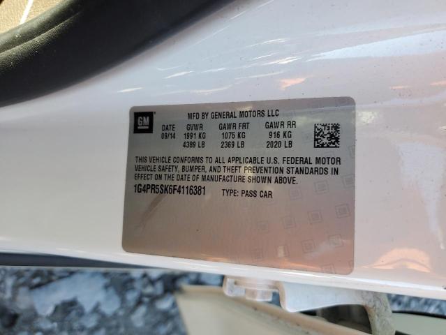 2015 BUICK VERANO CON 1G4PR5SK6F4116381