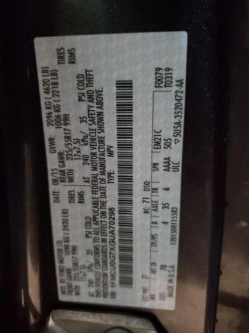 2016 FORD ESCAPE SE - 1FMCU0G7XGUA70298