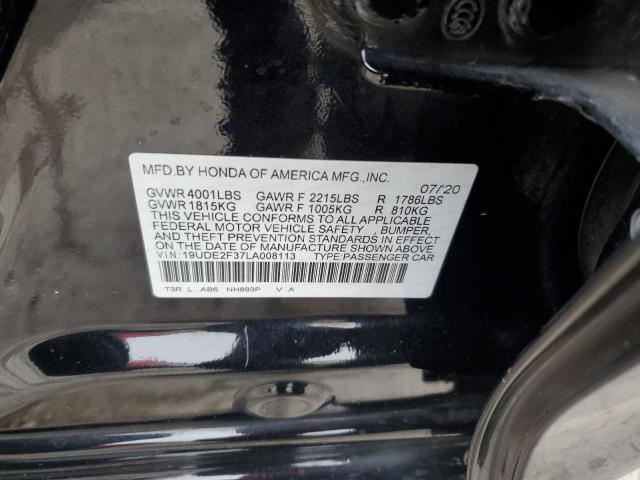 2020 ACURA ILX - 19UDE2F37LA008113