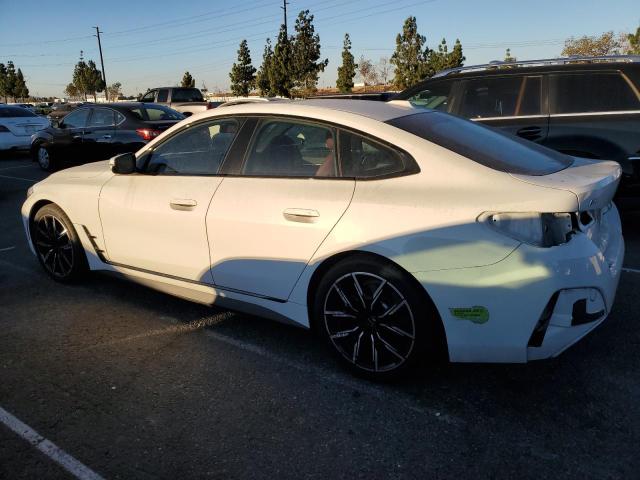 BMW I4 EDRIVE 2023 white  electric WBY73AW00PFR01975 photo #3