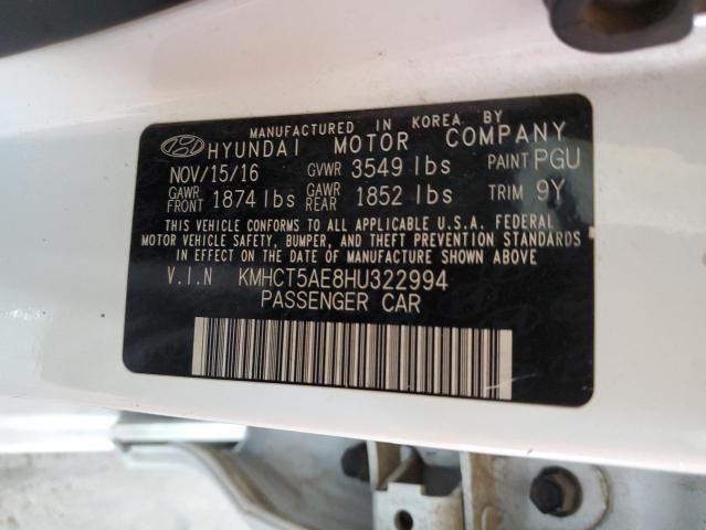 2017 HYUNDAI ACCENT SE - KMHCT5AE8HU322994