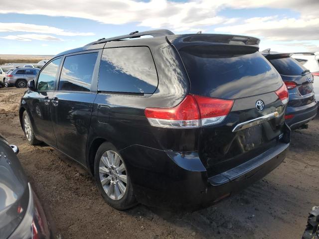 TOYOTA SIENNA XLE 2011 black sports v gas 5TDDK3DCXBS009869 photo #3