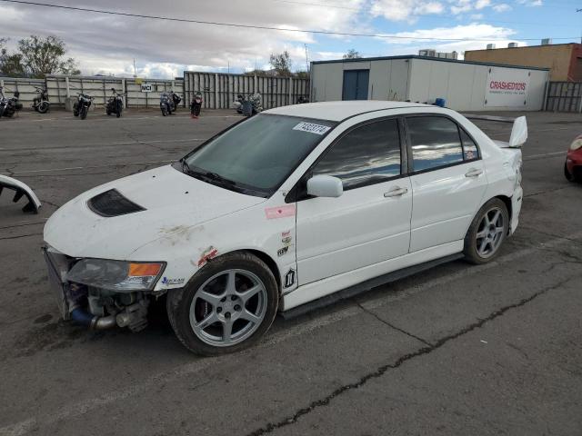 MITSUBISHI LANCER EVO 2005 white sedan 4d gas JA3AH86D45U028033 photo #1