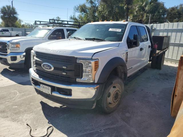 FORD F450 SUPER 2019 white  diesel 1FD0W4HT4KEF85316 photo #1