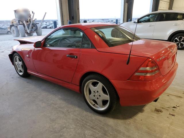 MERCEDES-BENZ SLK 230 KO 2000 red  gas WDBKK47F8YF150465 photo #3