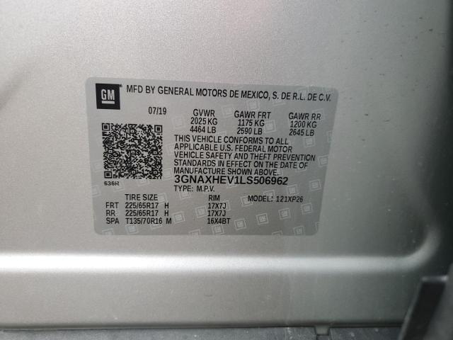 2020 CHEVROLET EQUINOX LS - 3GNAXHEV1LS506962