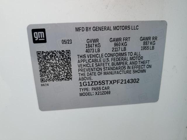 2023 CHEVROLET MALIBU LT - 1G1ZD5STXPF214302