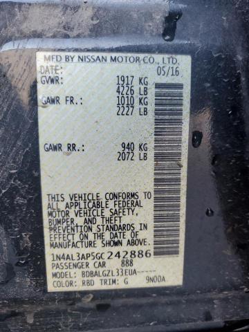 2016 NISSAN ALTIMA 2.5 - 1N4AL3AP5GC242886