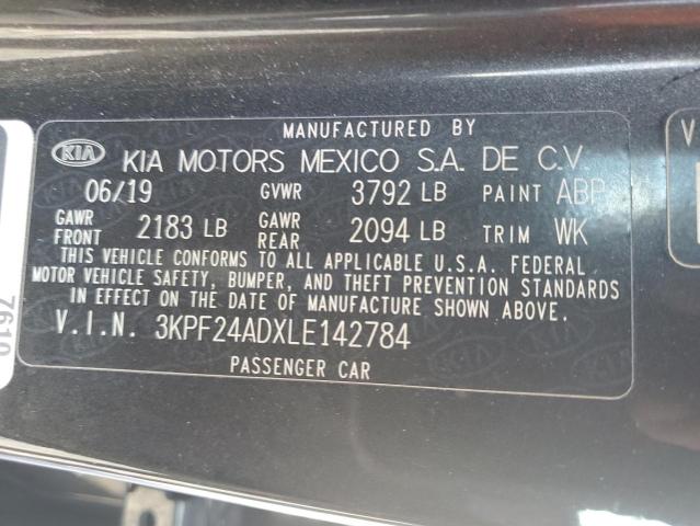 2020 KIA FORTE FE - 3KPF24ADXLE142784