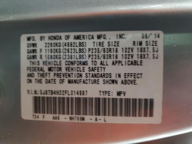 2015 ACURA RDX - 5J8TB4H32FL014987