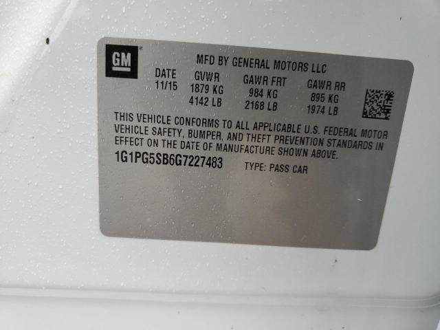 2016 CHEVROLET CRUZE LIMI - 1G1PG5SB6G7227483