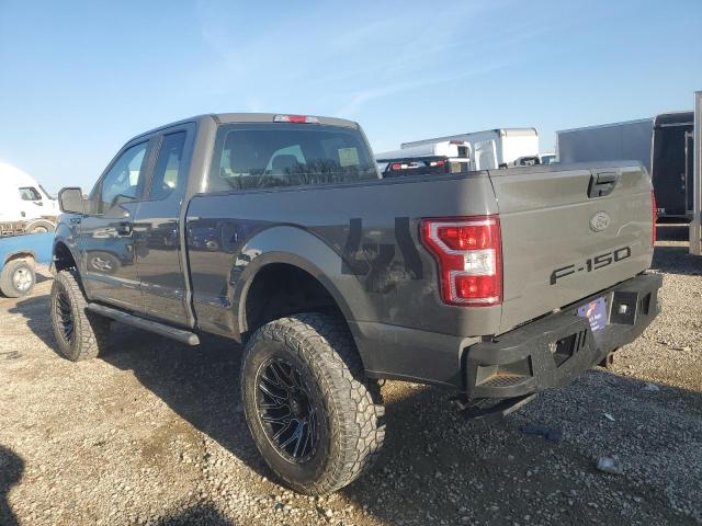 FORD F150 SUPER 2018 gray  gas 1FTEX1EB7JFB27103 photo #3