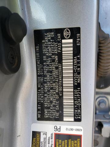 2017 TOYOTA CAMRY HYBR - 4T1BD1FK4HU220687
