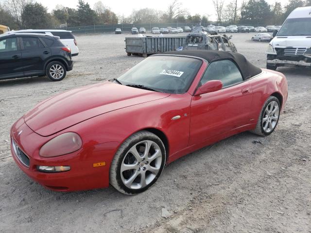 MASERATI SPYDER CAM 2004 red converti gas ZAMBB18A940011697 photo #1