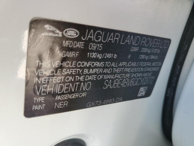 2016 JAGUAR XF PRESTIG SAJBE4BV6GCY03772