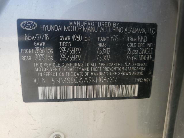 2019 HYUNDAI SANTA FE L - 5NMS5CAA9KH067217