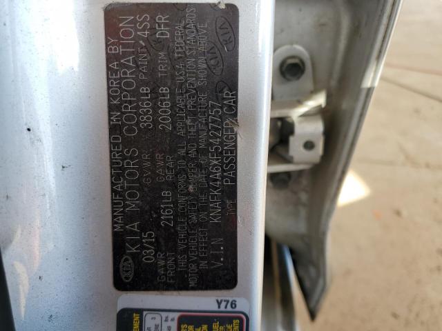 2015 KIA FORTE LX - KNAFK4A6XF5427757