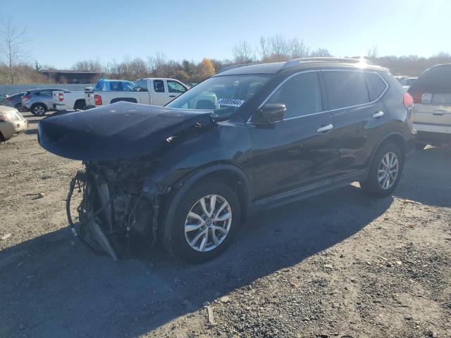 NISSAN ROGUE SV 2017 black  gas 5N1AT2MV8HC859209 photo #1