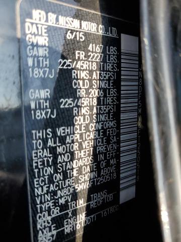 2015 NISSAN JUKE NISMO JN8DF5MV6FT250518