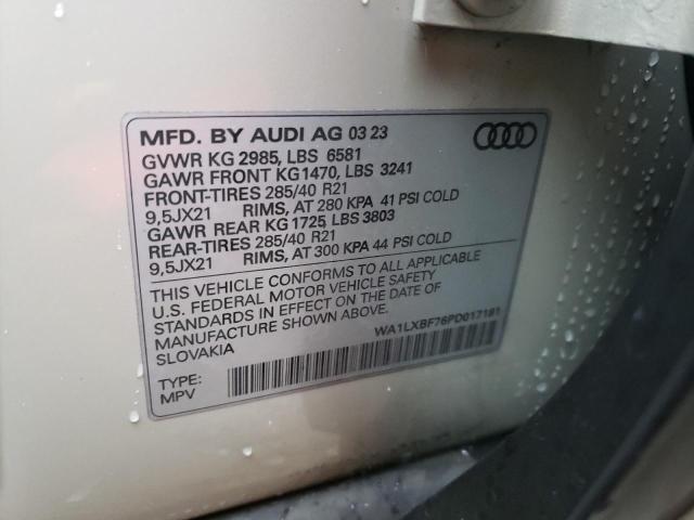 VIN WA1LXBF76PD017181 2023 AUDI Q7 no.13