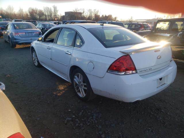 CHEVROLET IMPALA LTZ 2013 white  gas 2G1WC5E33D1214193 photo #3