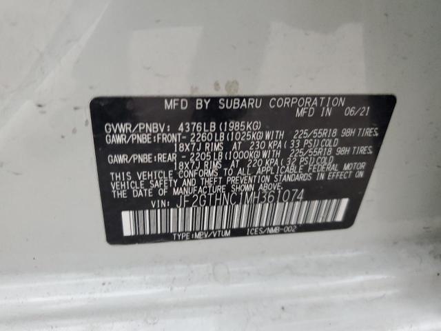 2021 SUBARU CROSSTREK - JF2GTHNC1MH361074