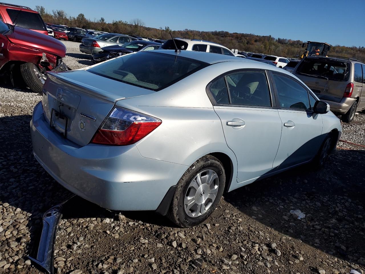 Lot #3024717616 2012 HONDA CIVIC HYBR