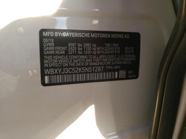 VIN WBXYJ3C52K5N51287 2019 BMW X2 no.14