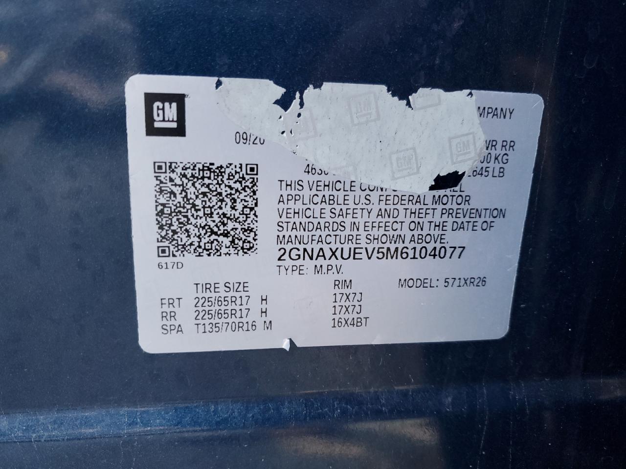 CHEVROLET EQUINOX LT