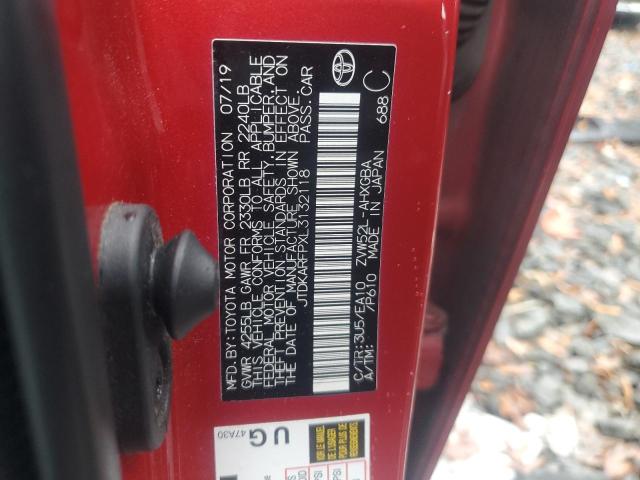 2020 TOYOTA PRIUS PRIM - JTDKARFPXL3132118