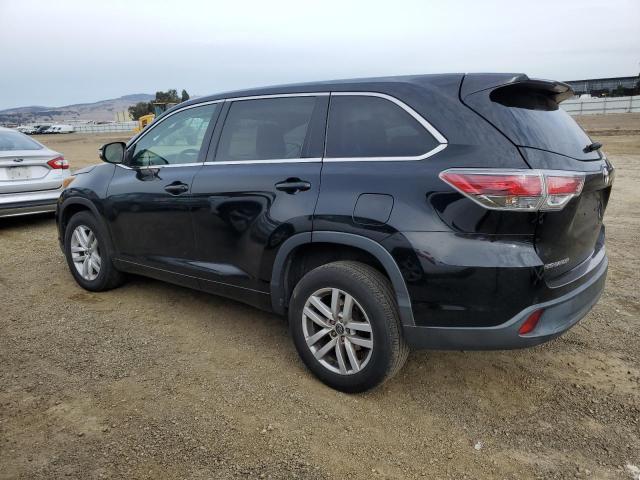 TOYOTA HIGHLANDER 2016 black  gas 5TDZARFH9GS017635 photo #3