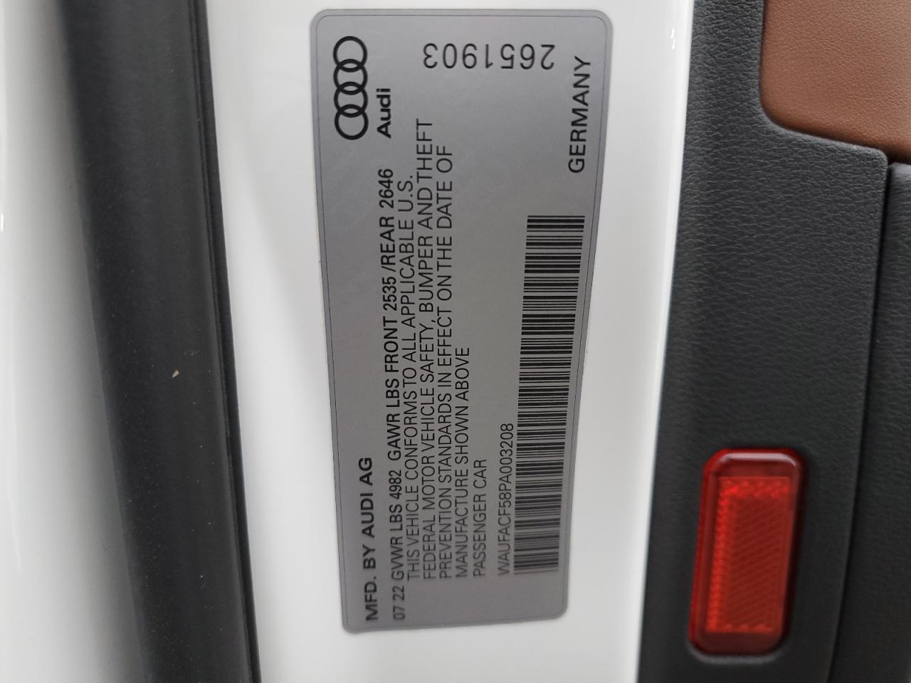 Lot #3024451541 2023 AUDI A5 PREMIUM