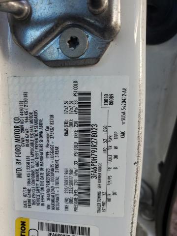 VIN 3FA6P0H79JR278023 2018 Ford Fusion, SE no.12