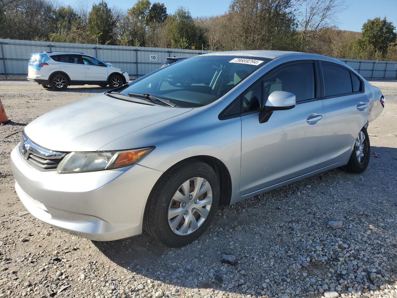 Lot #3028597965 2012 HONDA CIVIC LX