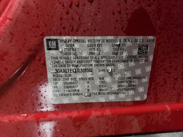 2018 GMC TERRAIN SL - 3GKALTEV2JL338042